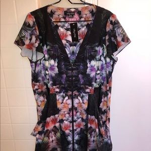 NWT City Chic Tunic Dress - gorgeous pattern!